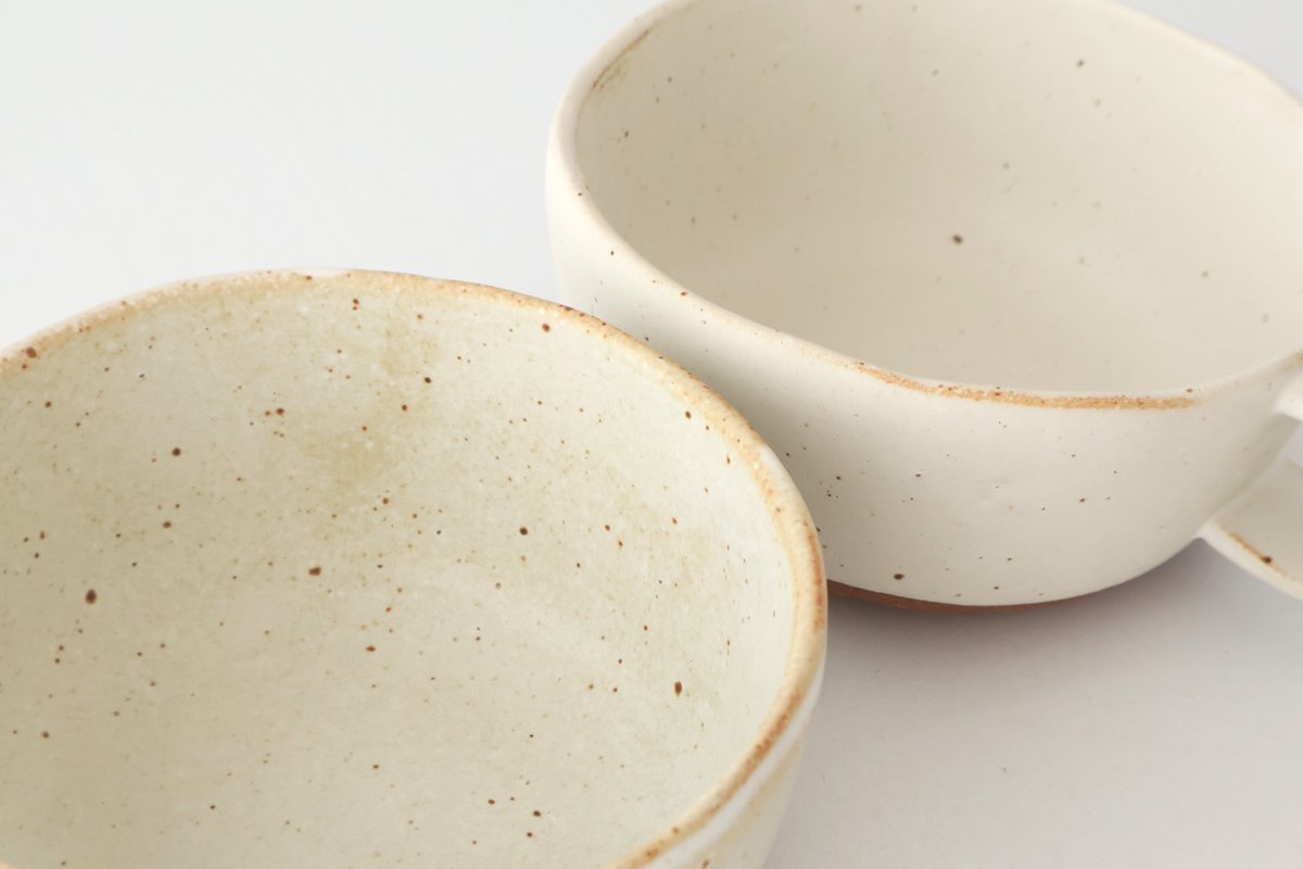 Craft Ishikawa Soup Bowl with Ears Okoge | Banko Ware-Detail3