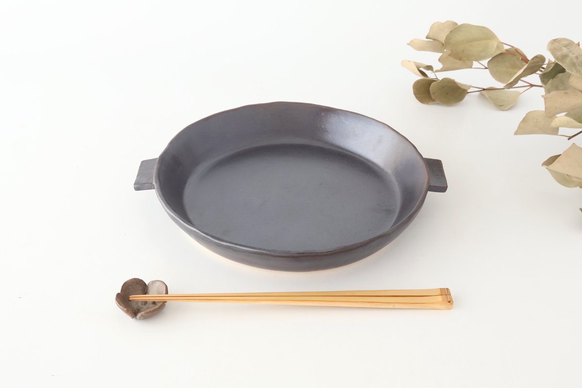 Craft Ishikawa Oven Plate White Heat-resistant 23cm/9in | Banko Ware