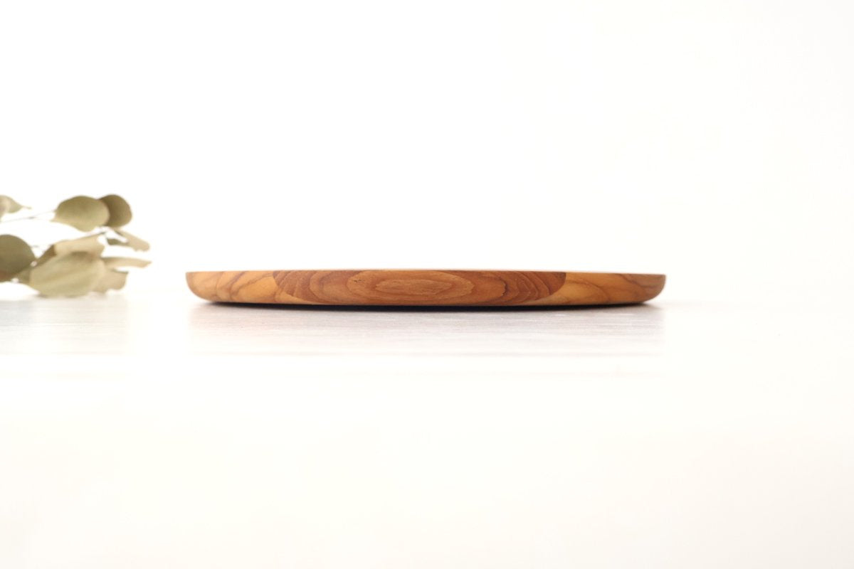 Bread Plate natural wood L
