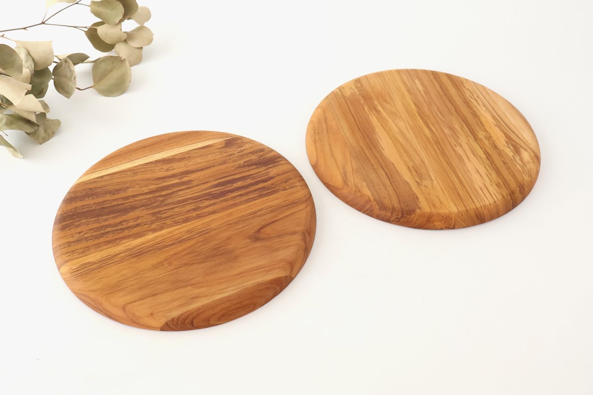 Bread Plate natural wood L