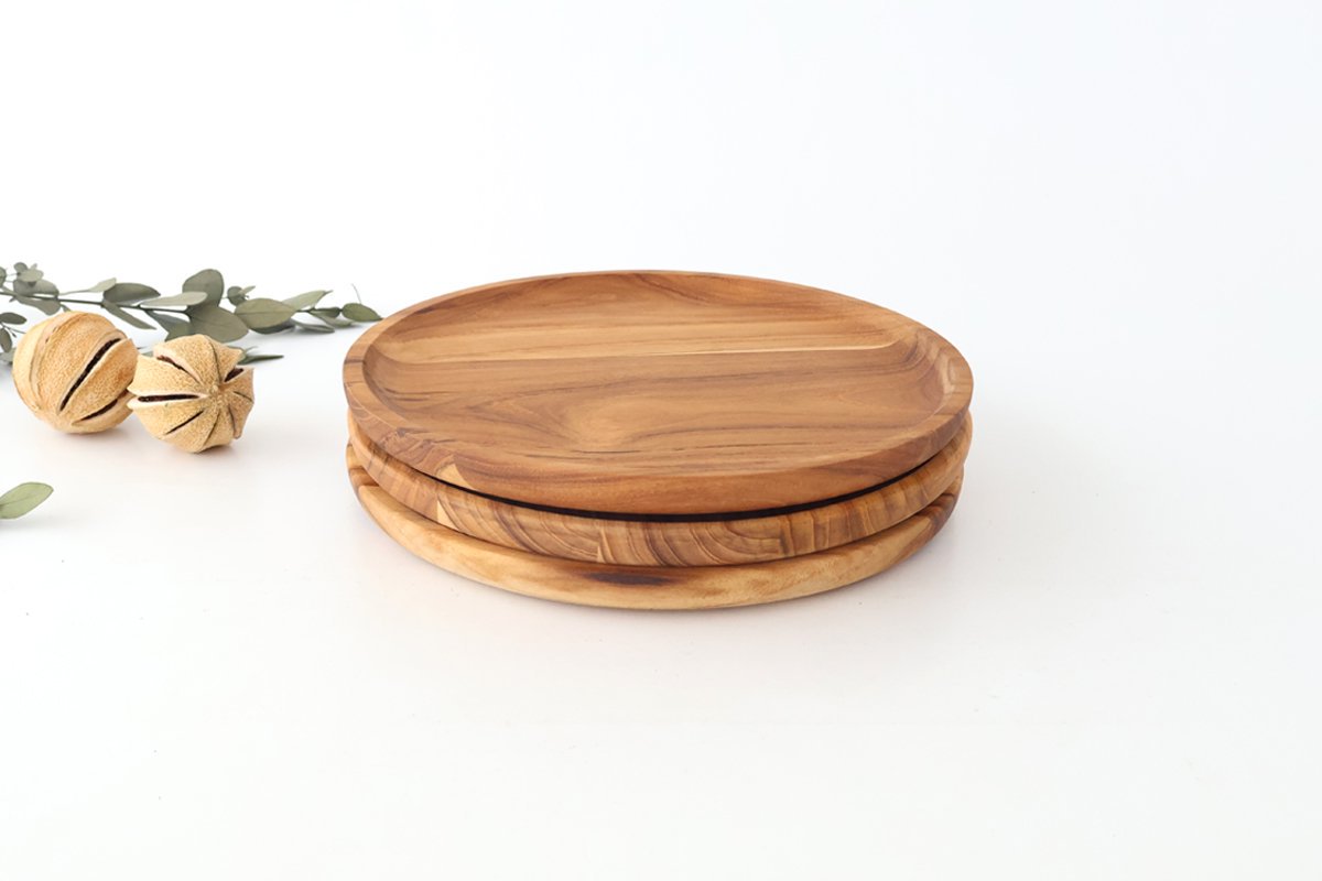 Bread Plate natural wood M