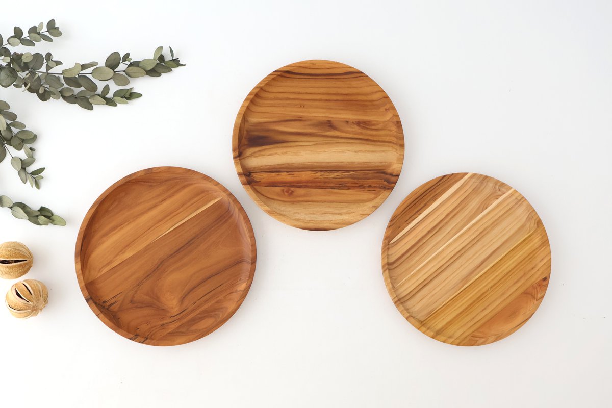 Bread Plate natural wood M