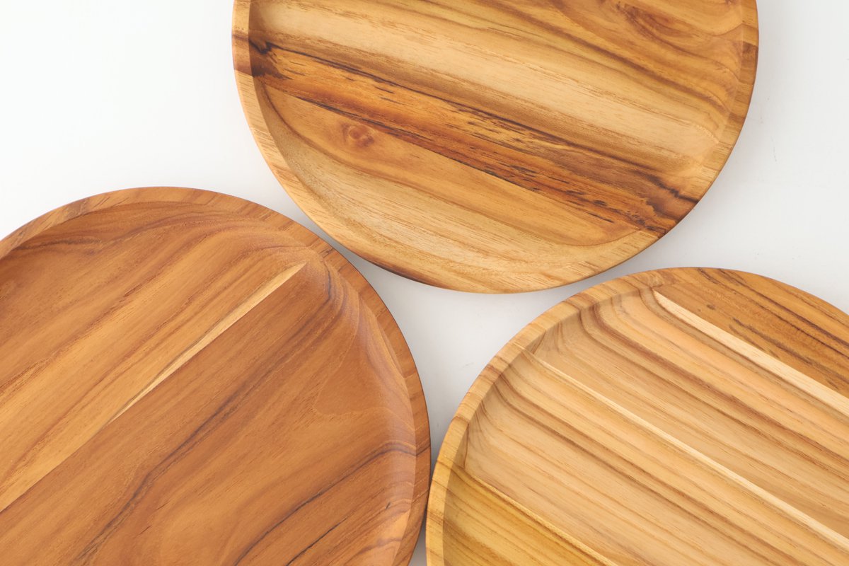 Bread Plate natural wood M
