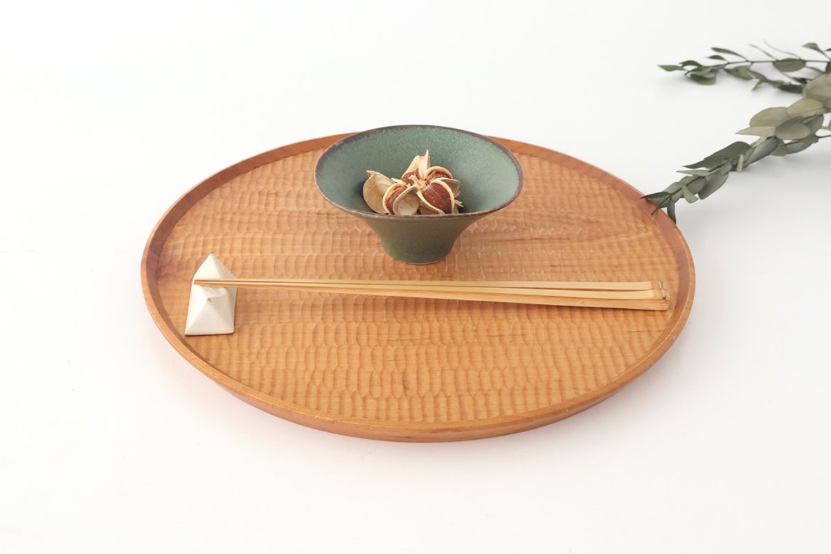 kei Morning Glory-shaped Small Bowl Green | Kobachi Mino Ware