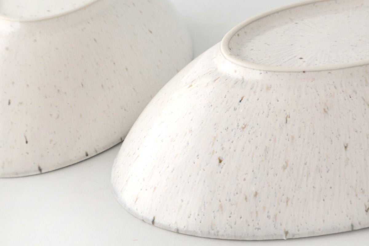 Oval Bowl White 25cm/9.8in | Serving Bowl Mino Ware
