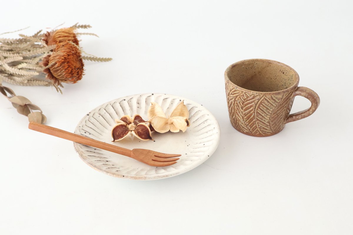 Mini Mug Shaved Brown|Mino Ware