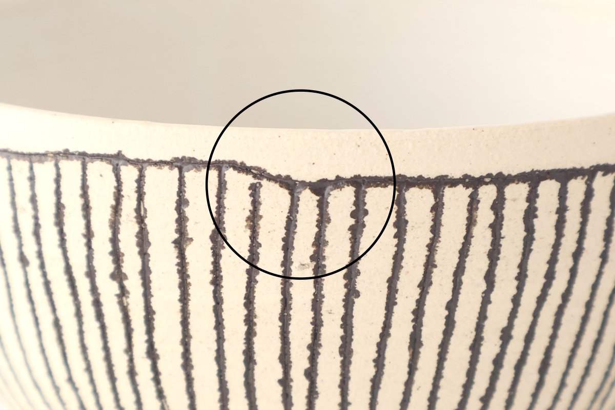 tomaru Donburi Bowl Vertical | Shigaraki Ware-Detail14