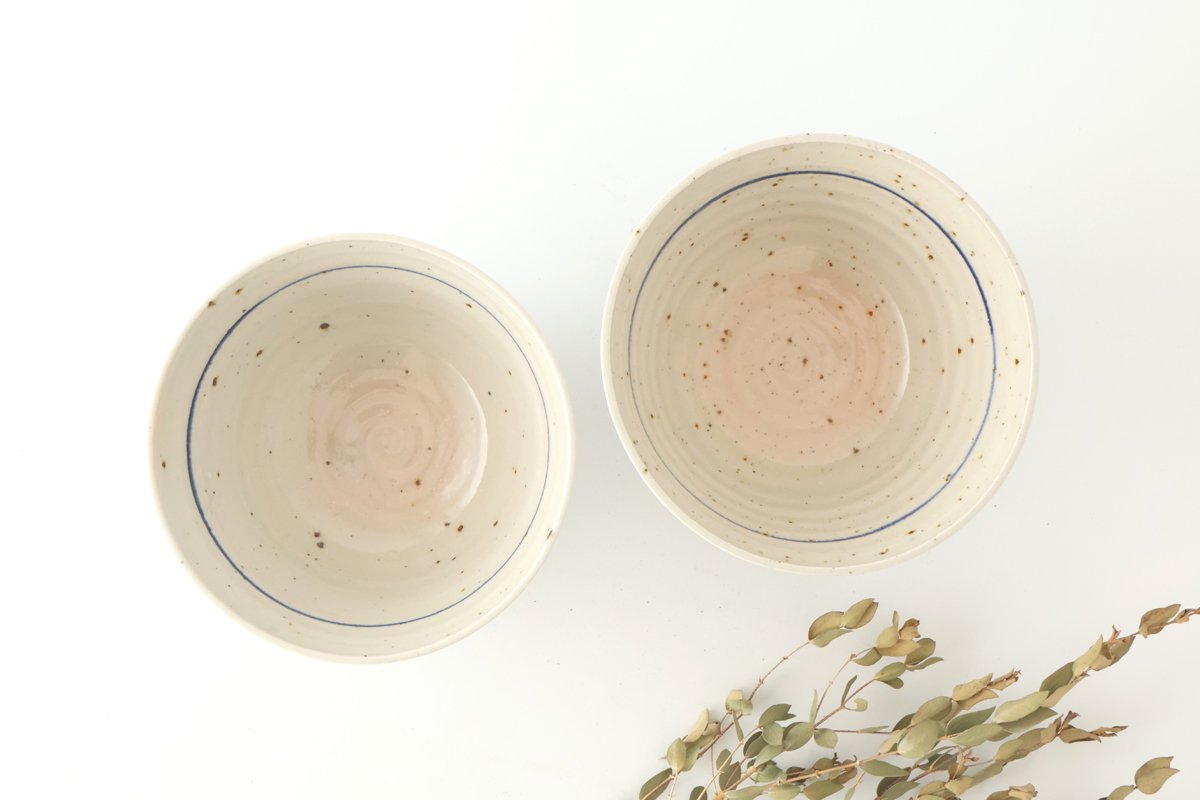 Donburi Bowl Blue Circles | Shigaraki Ware