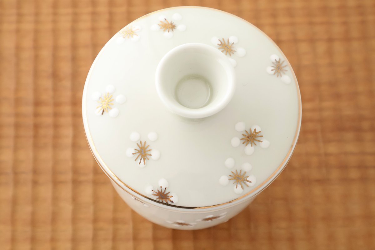 Bowl with Lid For Steam White Plum | Kobachi Arita Ware