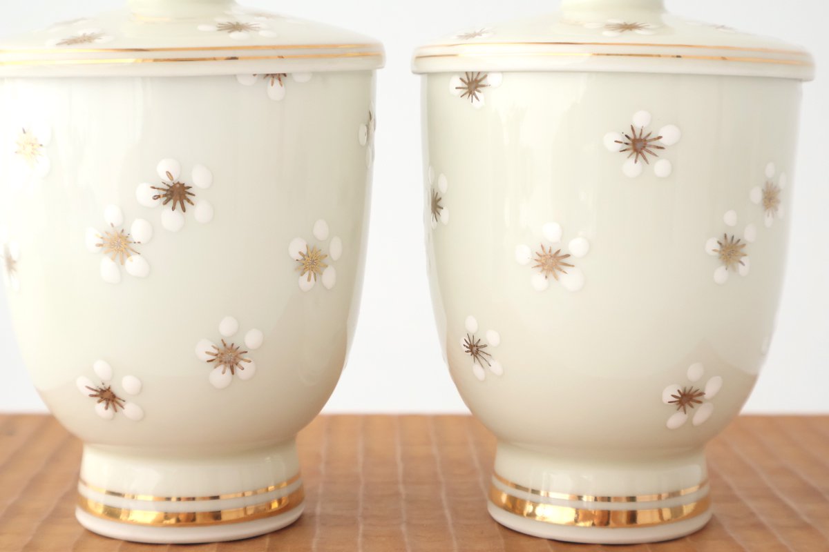 Bowl with Lid For Steam White Plum | Kobachi Arita Ware