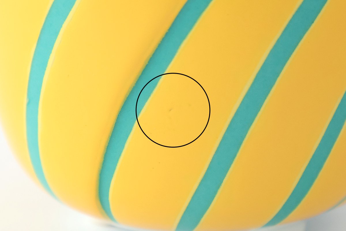 Flower-shaped Small Bowl Yellow and Green Stripe | Arita Ware
