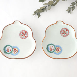 Rinkurou Kiln Gourd-shaped Plate Arabesque Round Pattern | Hasami Ware-Detail11