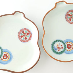 Rinkurou Kiln Gourd-shaped Plate Arabesque Round Pattern | Hasami Ware-Detail12