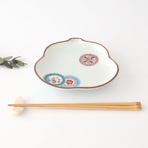 Rinkurou Kiln Gourd-shaped Plate Arabesque Round Pattern | Hasami Ware-Detail3