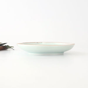 Rinkurou Kiln Gourd-shaped Plate Arabesque Round Pattern | Hasami Ware-Detail6