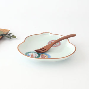 Rinkurou Kiln Gourd-shaped Plate Arabesque Round Pattern | Hasami Ware-Detail8