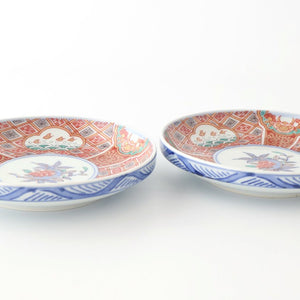 Rinkurou Kiln Plate Plover and Pomegranate Pattern | Hasami Ware-Detail12