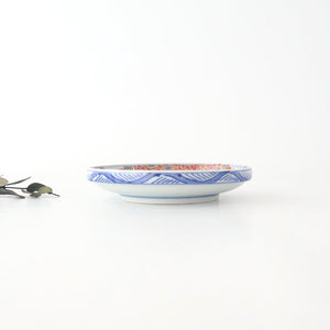 Rinkurou Kiln Plate Plover and Pomegranate Pattern | Hasami Ware-Detail5