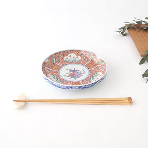 Rinkurou Kiln Plate Plover and Pomegranate Pattern | Hasami Ware-Detail6