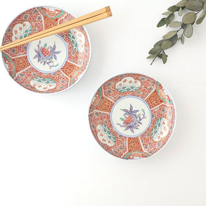 Rinkurou Kiln Plate Plover and Pomegranate Pattern | Hasami Ware-Detail7