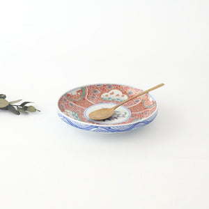 Rinkurou Kiln Plate Plover and Pomegranate Pattern | Hasami Ware-Detail8