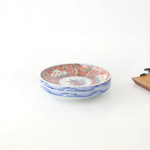 Rinkurou Kiln Plate Plover and Pomegranate Pattern | Hasami Ware-Detail10