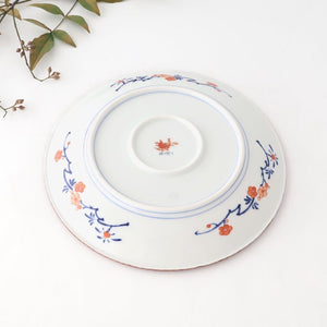 Rinkurou Kiln Round Plate Old Imari Flower and Tree 21cm/10.6in  | Hasami Ware-Detail3