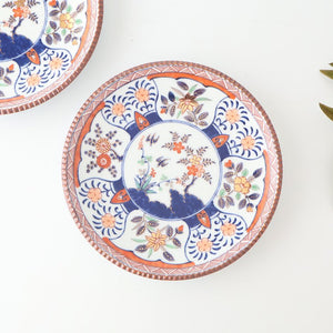 Rinkurou Kiln Round Plate Old Imari Flower and Tree 21cm/10.6in  | Hasami Ware-Detail8