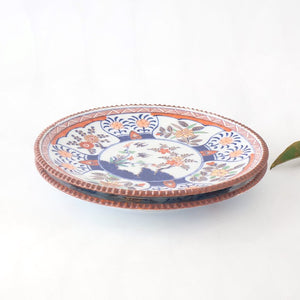 Rinkurou Kiln Round Plate Old Imari Flower and Tree 21cm/10.6in  | Hasami Ware-Detail10