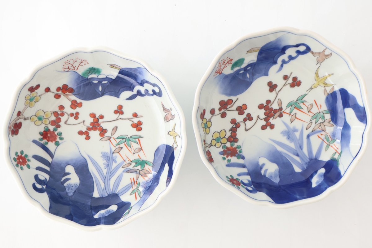 Donburi Bowl Landscape,Flower and Bird | Arita Ware