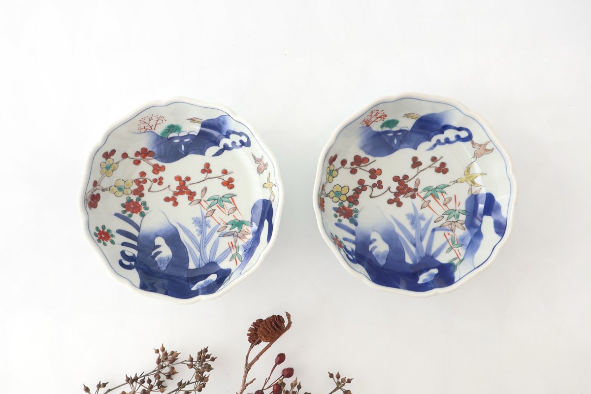Donburi Bowl Landscape,Flower and Bird | Arita Ware