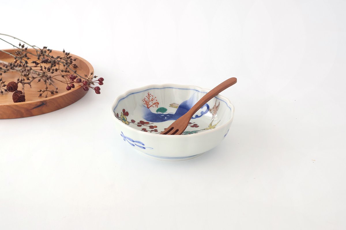 Donburi Bowl Landscape,Flower and Bird | Arita Ware