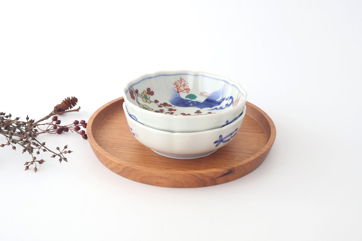 Donburi Bowl Landscape,Flower and Bird | Arita Ware
