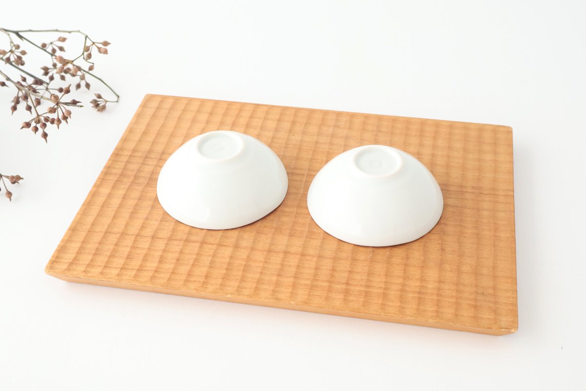 Sauce Plate White Okame | Hasami Ware