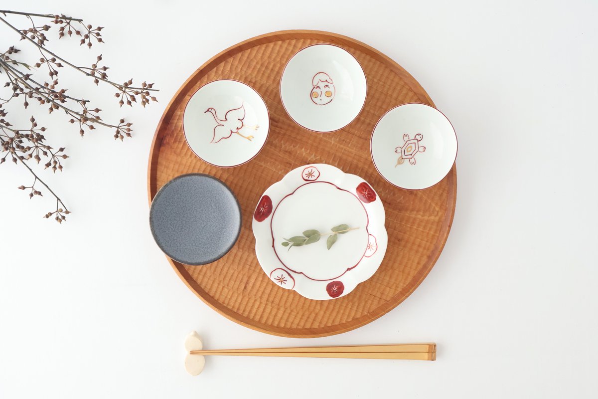 Sauce Plate White Okame | Hasami Ware