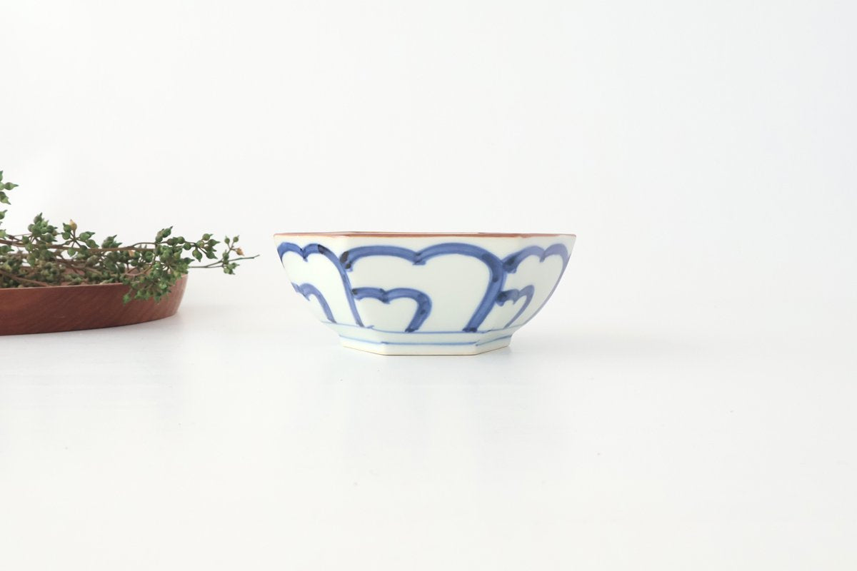 Small Hexagonal Bowl Children's Pattern|Kobachi Hasami Ware