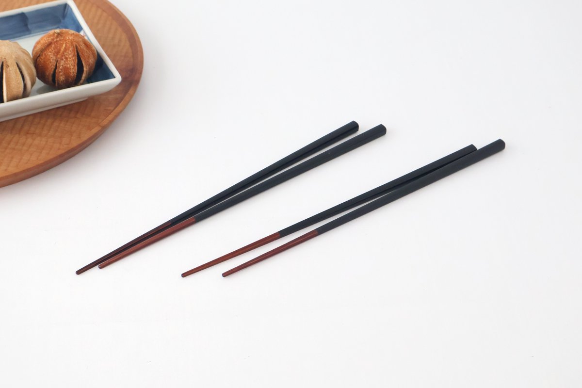 Chopsticks Japanese Traditional Color Jet Black 23.0cm /9.05in