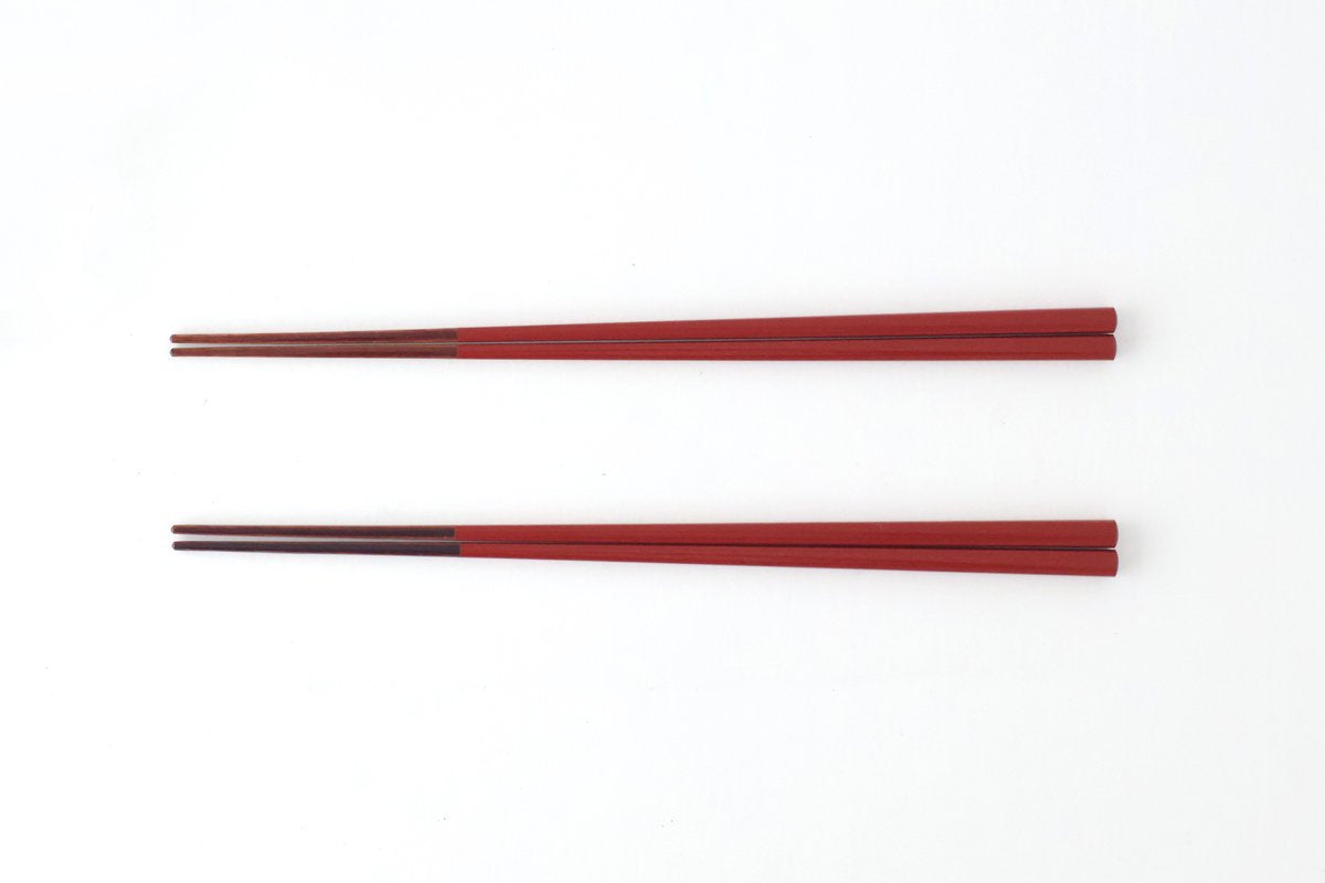 Chopsticks Japanese Traditional Color Ancient Vermilion 23.0cm /9.05in