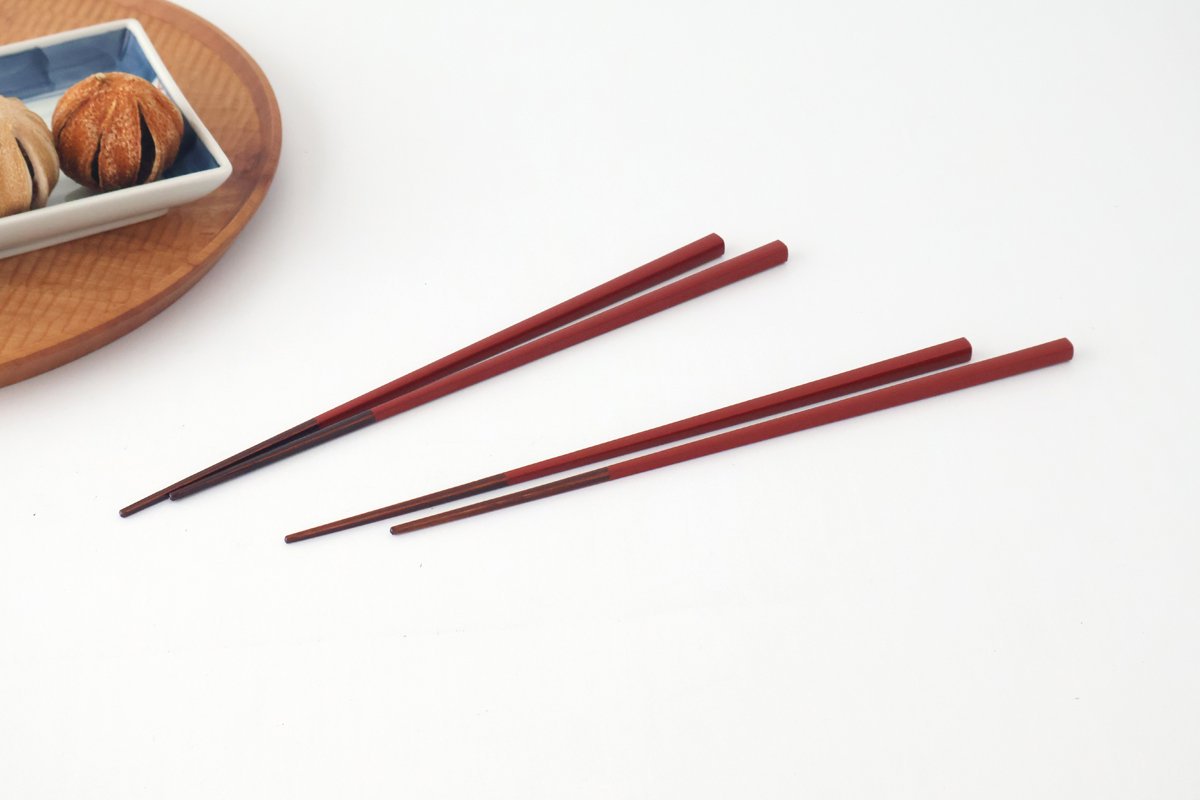 Chopsticks Japanese Traditional Color Ancient Vermilion 23.0cm /9.05in