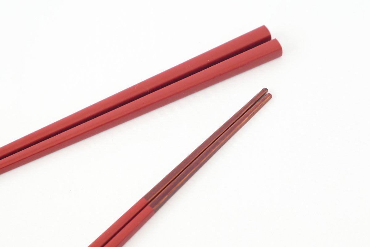 Chopsticks Japanese Traditional Color Ancient Vermilion 23.0cm /9.05in
