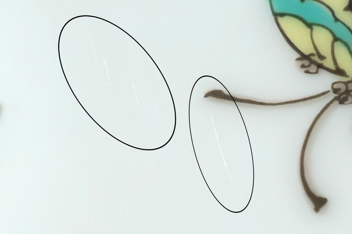Oval Plate Butterfly 24cm/9.4in | Hasami Ware
