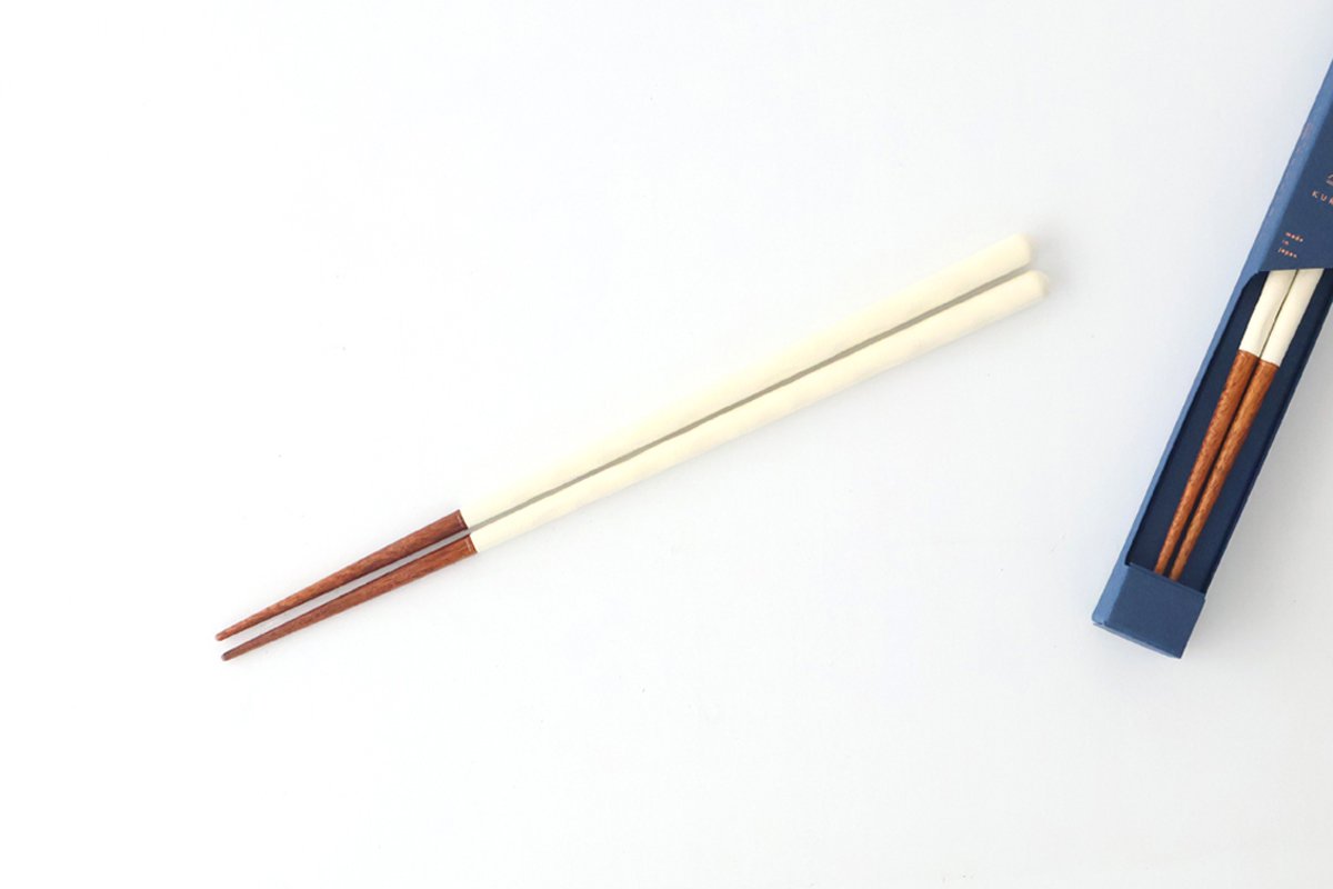 KURABI Chopsticks White 23.0cm /9.05in-TOP