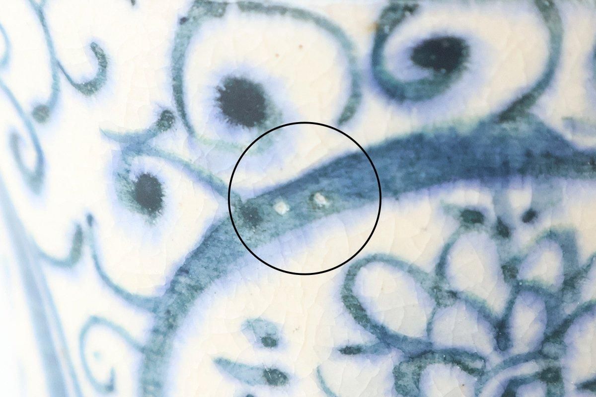 Mug Blue Big Flower Annan | Mino Ware