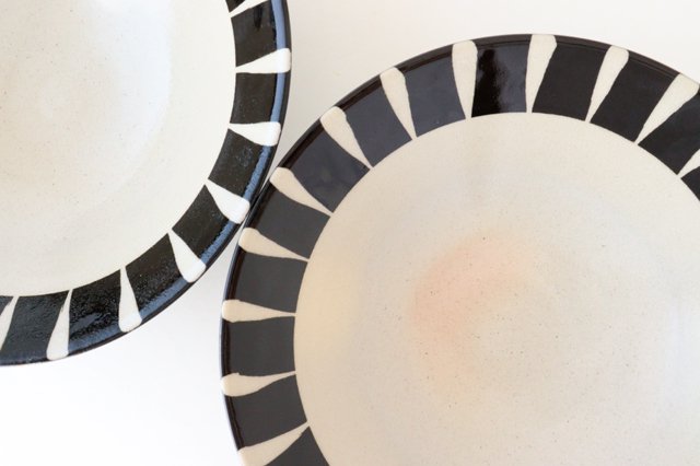 Large Bowl Rim-lined Tokusa | Serving Bowl Mino Ware-Detail12