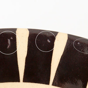 Large Bowl Rim-lined Tokusa | Serving Bowl Mino Ware-Detail13