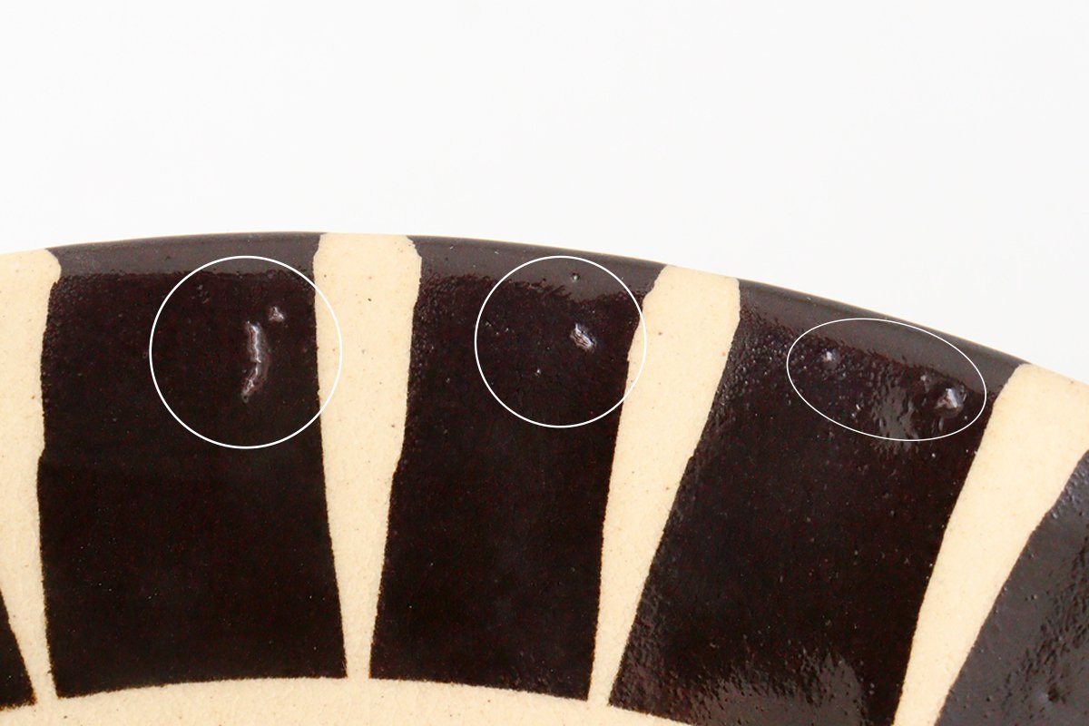 Large Bowl Rim-lined Tokusa | Serving Bowl Mino Ware-Detail13