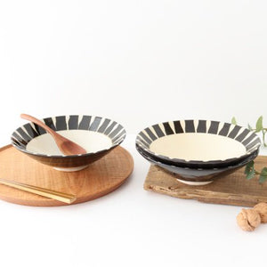 Large Bowl Rim-lined Tokusa | Serving Bowl Mino Ware-Detail14