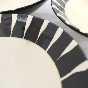 Large Bowl Rim-lined Tokusa | Serving Bowl Mino Ware-Detail3