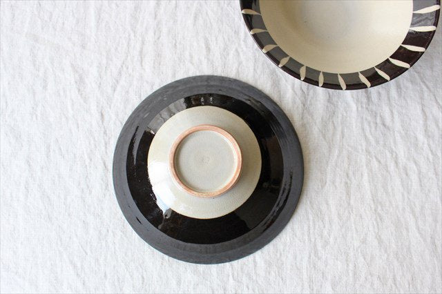 Large Bowl Rim-lined Tokusa | Serving Bowl Mino Ware-Detail4