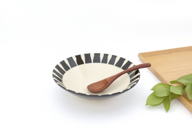 Large Bowl Rim-lined Tokusa | Serving Bowl Mino Ware-Detail7